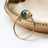 石光印记天然绿幽灵戒指，聚宝盆异像水晶，转运珠进口注金指环不褪色