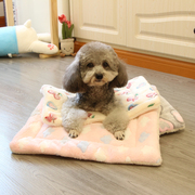 狗狗垫子四季通用法兰绒保暖狗狗睡觉的垫子猫咪垫子狗窝垫宠物垫