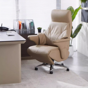永艺老板椅真皮，可躺大班椅商务办公椅书房，舒适久坐电脑椅子