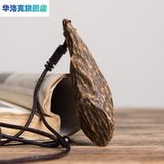 越南芽庄沉香木随形手把件木质工艺品挂坠，香味浓郁吊坠文玩