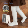 尼多熊女童(熊女童)连裤袜，婴儿儿童宝宝白色打底裤，秋冬款加厚加绒外穿