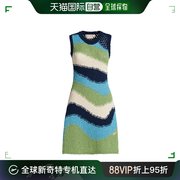 香港直邮marni玛尼，女士波浪条纹，针织连衣裙
