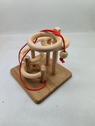 步步惊心五环困鼠梯环5环传统解绳玩具古典智力玩具动手动脑木玩