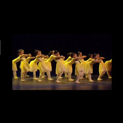第十二届小荷风采我的未来不是梦演出服儿童黄色蓬蓬裙舞蹈合