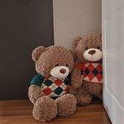 泰迪熊公仔抱抱熊大号一对毛绒，玩具柔软情侣，结婚压床娃娃生日礼物