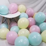 2.2克马卡龙气球10寸加厚双层气球印字结婚装饰生日派对布置套装