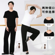 男士舞蹈服艺考练功服套装宽松学生形体上衣裤子现代舞服装舞蹈裤