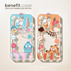 benefit卡通可爱小熊猫小卡追星适用于15苹果13手机壳iphone14promax12套11情侣xsmax透明xr全包8plus软