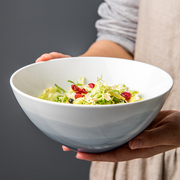 北欧陶瓷面碗大号米饭碗家用创意，汤碗泡面碗个性，大碗好看的沙拉碗