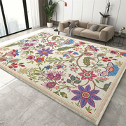 东方古典传统民族风花卉花朵客厅地毯美式优雅中国风加厚地垫法式