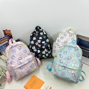 幼儿园双肩包2024学生时尚百搭大容量书包小学生韩版洋气背包