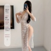 性感睡衣女高级感大码蕾丝吊带睡裙夏季冰丝薄款情侣情调趣味内衣