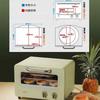 aca迷你电烤箱家用小型多功能，一体机烤箱家用电烤箱，迷小型12l