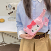 卡通小猫咪儿童斜挎包可爱硅胶宽肩带亲子包糖果色时尚女童零钱包