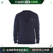 香港直邮ARMANI副线 男士深蓝色针织开衫 6X6EA1-6M0IZ-0552