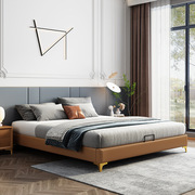 无床头榻榻米皮床床架小房间小户型床1.2米卧室储物床1.5米双人床