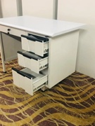办公桌铁皮电脑台员工，工作台全拆装桌子1米单人，办公桌1.2米单边抽