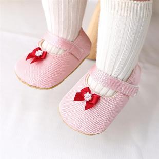 2023春秋季婴儿鞋子软底，学步鞋女宝宝，公主鞋0-1岁0-6-12个月