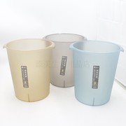振兴垃圾桶家用卫生间无盖纸篓磨砂9L纸篓客厅塑料垃圾桶方便分类