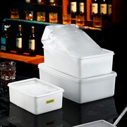 大冰块模具盒制冰盒，用具冻冰盒硬冰盒超大冰格模具，酒吧用大号带盖