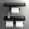 304不锈钢厕纸架免打孔卫生间，置物架子厕所卷纸巾，厕纸盒高端创意