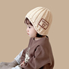 宝宝针织毛线帽秋冬季儿童帽子保暖护耳帽男童女童套头帽加厚小孩