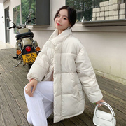 冬季羽绒棉服女加厚2023年韩版宽松设计感ins港风面包服