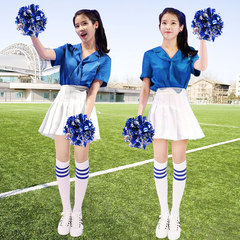 女生啦啦队服装爵士舞蹈服学广场舞拉拉队套装韩版少女时代演出服