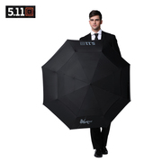 511雨伞男士折叠全自动超大长柄，接片双层暴雨专用5.11直柄大雨伞