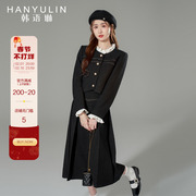 韩语琳秋季套装女高级感时尚2023小香风短款外套半身裙两件套