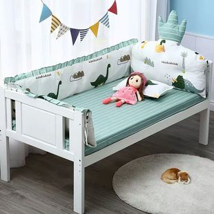 儿童床围婴儿挡布套防撞舒适套件纯棉四季防护可拆洗宝宝床上用品