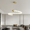 全铜客厅吊灯北欧法式设计星球餐厅灯现代简约时尚艺术魔豆分子灯