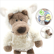 韩国进口德国NICI披着羊皮的狼公仔毛绒玩具小狼玩偶娃娃礼物