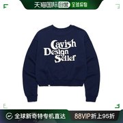 韩国直邮CAVISH 卫衣 CAVISH W卖家标志套头衫 海军CV2CSFM466A 1