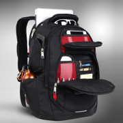 艾奔多功能双肩包背包(包背包)电脑包，大容量旅行包耐用学生书包男包