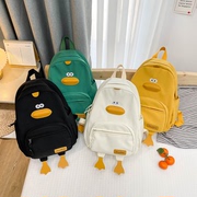 儿童背包可爱鸭子男女童幼儿园书包，百搭轻便旅行出游中大班双肩包