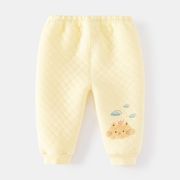 婴儿长裤宝宝夹棉保暖裤，0-12个月冬纯棉新生儿裤子，可开档男女秋裤