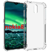适用于NOKIA诺基亚8手机壳TA-1012/52手机纯色软硅胶男潮外保护壳