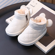 宝宝雪地靴1一3岁儿童棉鞋，冬季款婴儿学步鞋女小童加绒加厚棉靴男