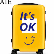 AIE行李箱女24寸小型20时尚潮流学生旅行密码箱子拉杆箱网红皮箱