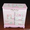 兔兔家首饰盒木质小兔公主，欧式木制卡通收纳盒，饰品盒女孩生日礼物