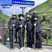 wassup秋冬潮牌冲锋衣女，三合一可拆卸两件套防水户外登山服外套男