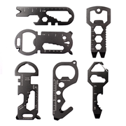 多款EDC多功能工具螺丝6角扳手开瓶器钥匙扣挂件便携组合工具卡