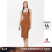 设计师品牌CRUSH Collection24PS简约背心连衣裙长裙JULY