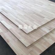 泰国橡胶木板材指接板实木拼接集成板，家具衣柜板定制楼梯台面板