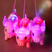 会动的会走的小猪玩具会叫会跑电动小猪玩具儿童发光音乐卡通玩具