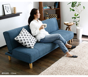 小户型单人沙发床多功能，可折叠简易双人，沙发1.8米布艺实木沙发床