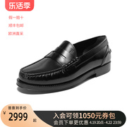 tod's男士皮革横条，装饰莫卡辛鞋乐福，鞋单鞋皮鞋xxm02i00640akt