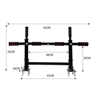单杠家用室内墙上引体，向上器多功能，健身器材墙体双杠打孔沙包架子