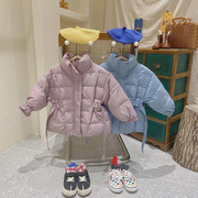 儿童棉服2021女童外套，男童羽绒棉服冬装加厚中小童宝宝棉衣潮